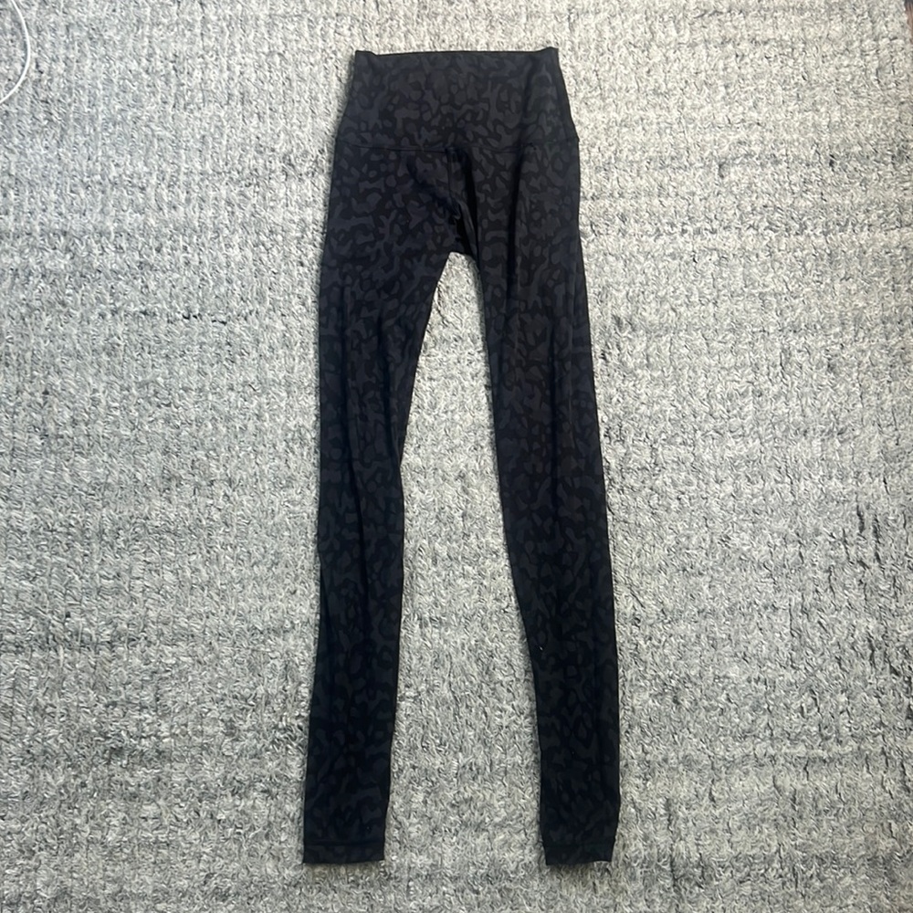 Lululemon cheetah align leggings size 2